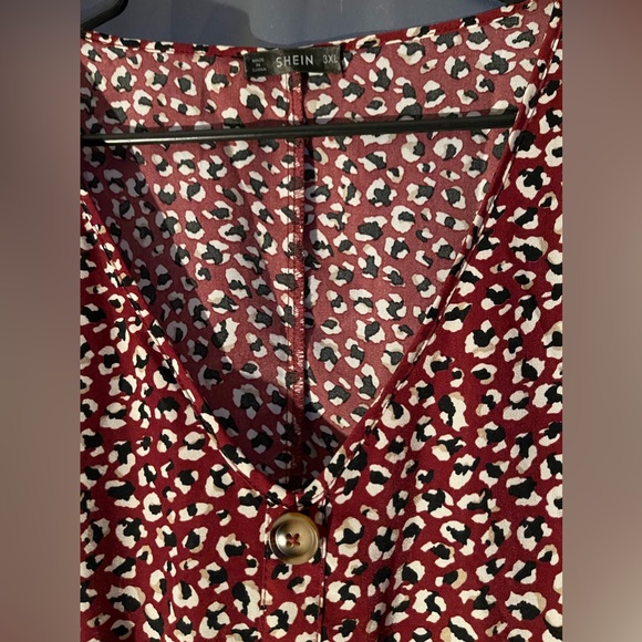 Cheetah smock dress - Picture 3 of 5